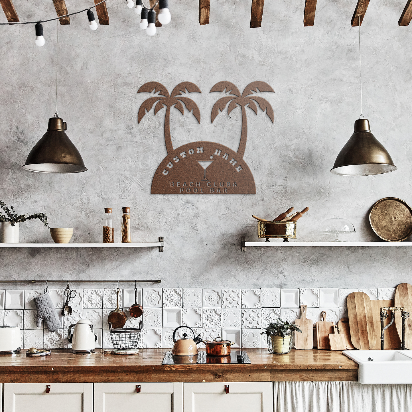 Custom_Beach_club_pool_bar_wall_metal_ar_Copper_Rustic_Kitchen_Mockup.png