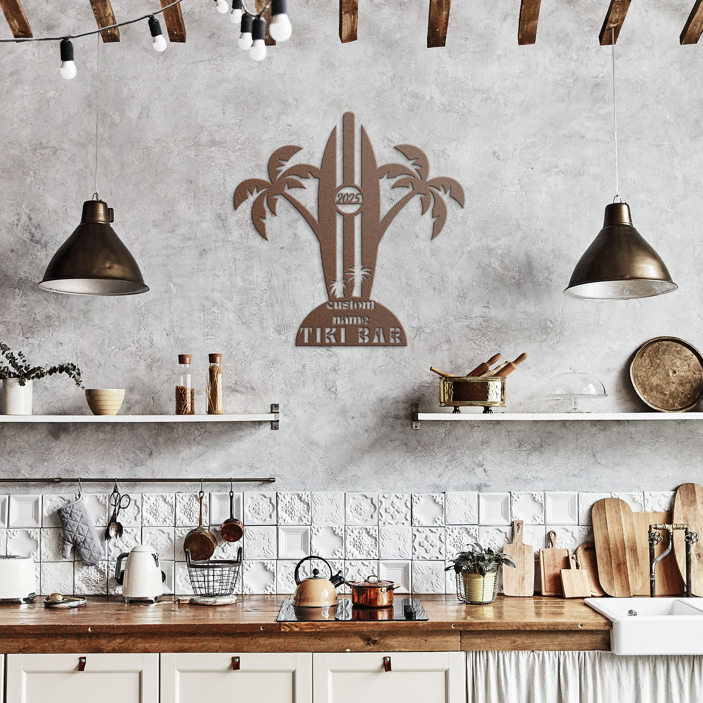 Custom_Tiki_Bar_Metal_Sign_Copper_Rustic_Kitchen_Mockup.png