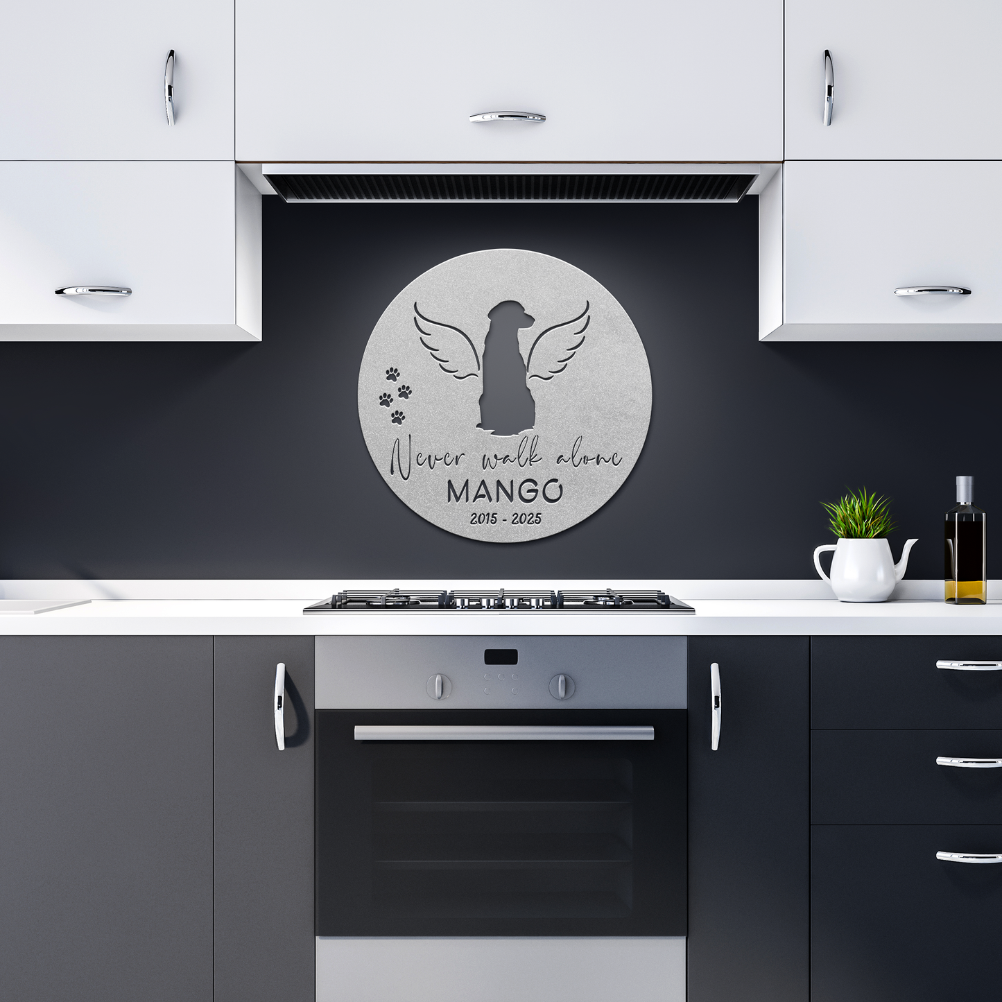 Personalized_Dog_Christmas_2025_metal__Silver_Dark_Kitchen_Mockup.png