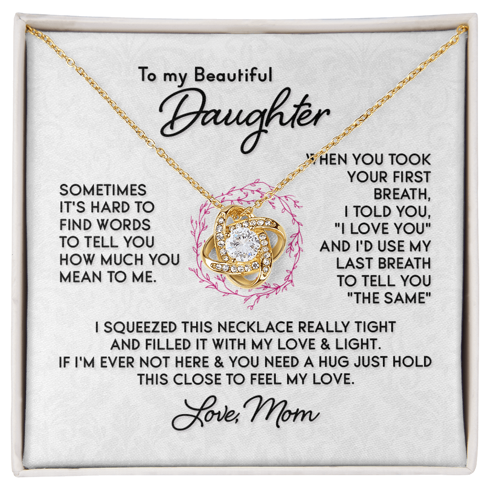 You Are My Heart – Necklace for Daughter with Sentimental Card