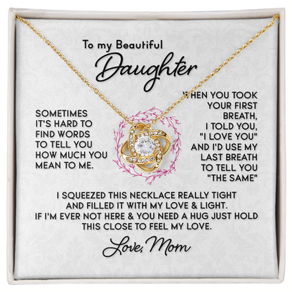 You Are My Heart – Necklace for Daughter with Sentimental Card