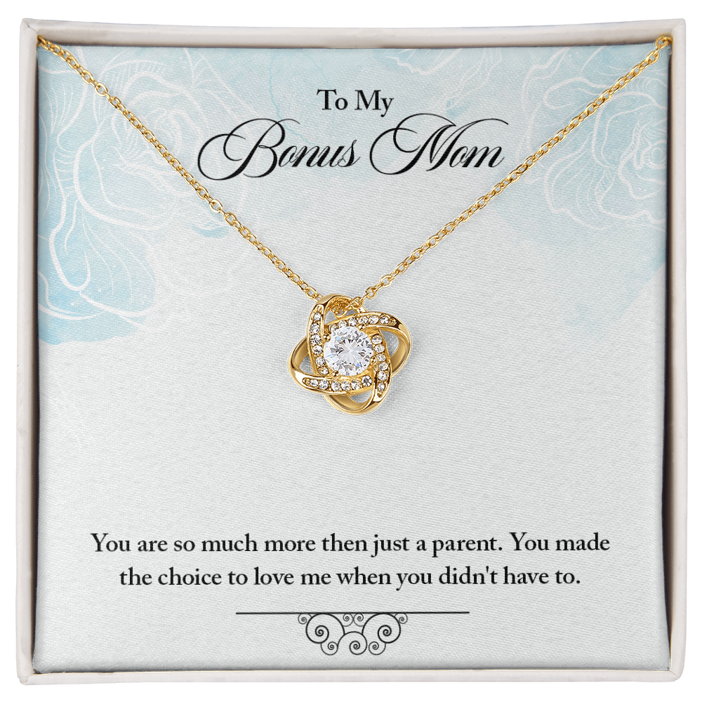 Step Mom or Bonus Mom – Elegant Necklace with Message Card