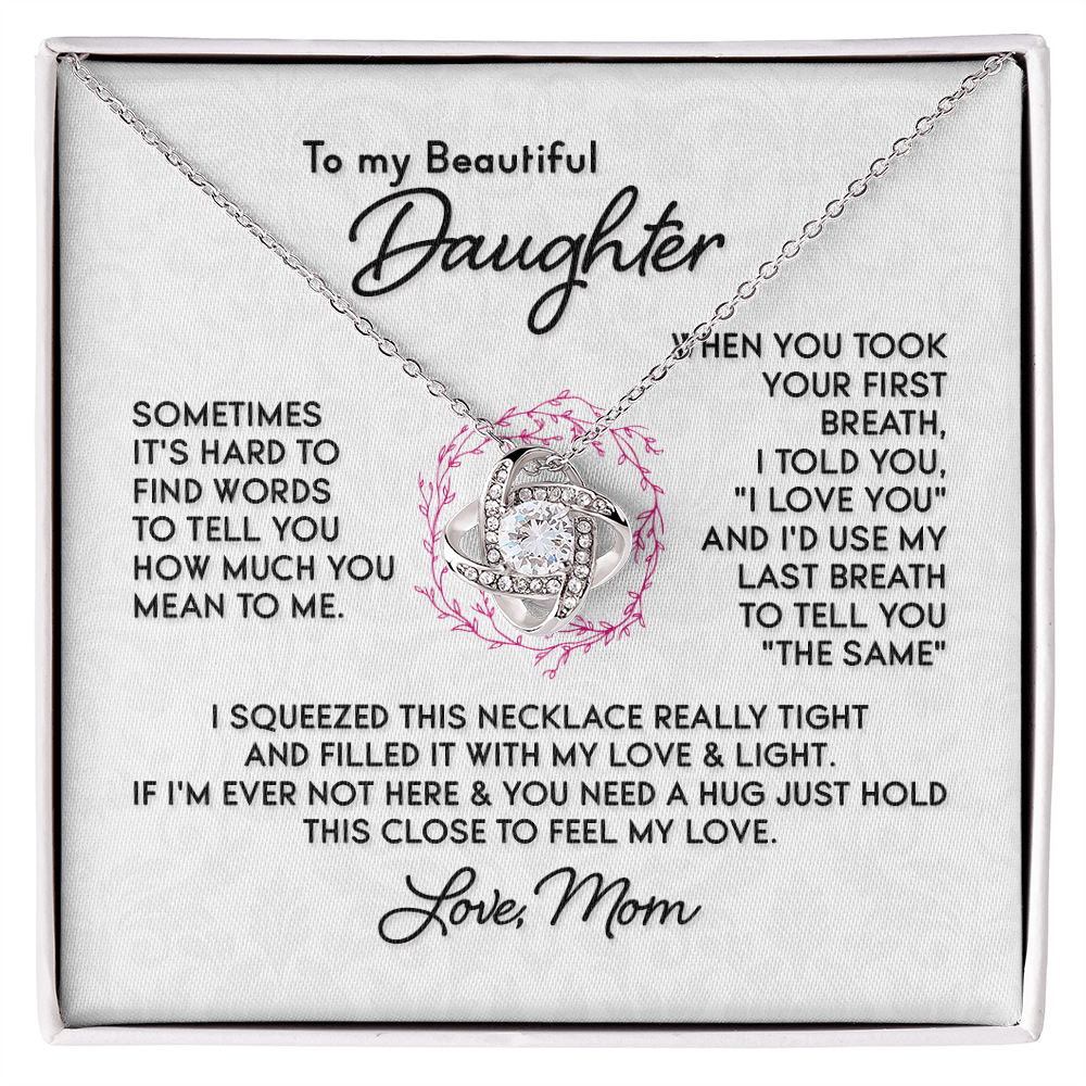 You Are My Heart – Necklace for Daughter with Sentimental Card