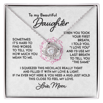 You Are My Heart – Necklace for Daughter with Sentimental Card