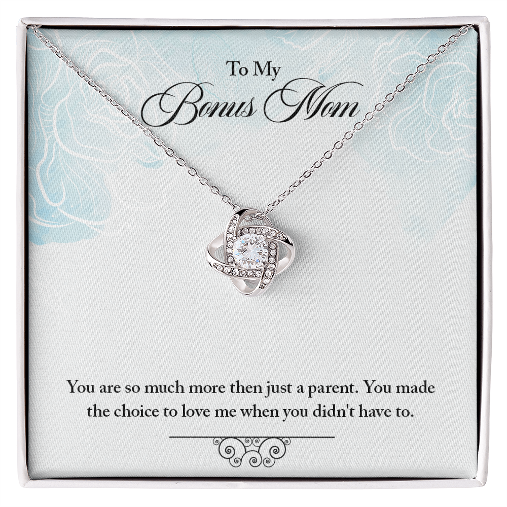 Step Mom or Bonus Mom – Elegant Necklace with Message Card