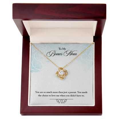 Step Mom or Bonus Mom – Elegant Necklace with Message Card