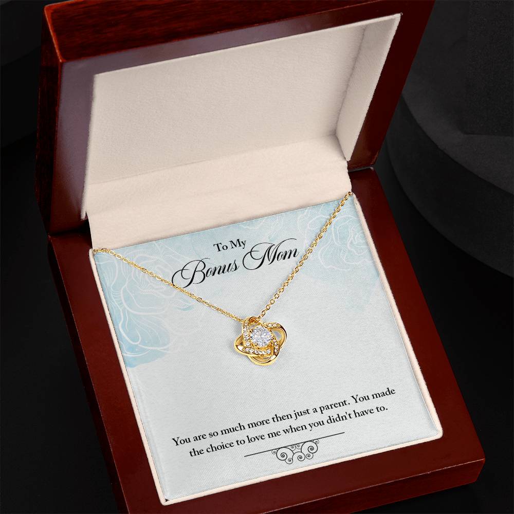 Step Mom or Bonus Mom – Elegant Necklace with Message Card